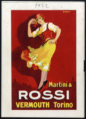 Felicitación del Cartero - librillo 1922-dors
