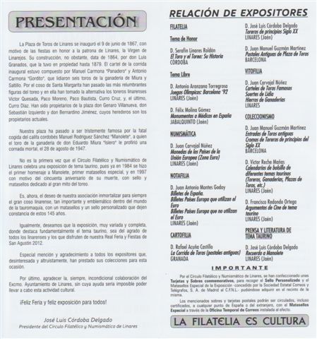 Linares. EXPOFIL 2012. Programa 2. Baja.jpg