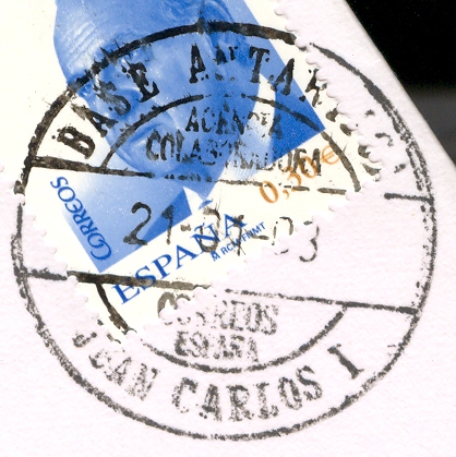 Correo Polar. 2008-01-21. XI Campaña Antártica. Sobre. Matasello.jpg