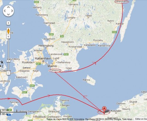 Posible ruta marítima