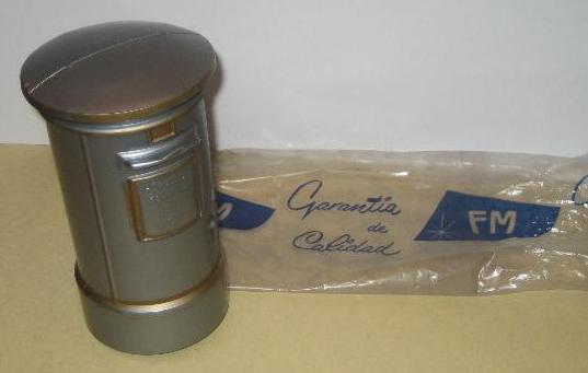 ANTIGUO BUZON DE CORREOS EN SU BOLSA ORIGINAL - FM - EN PLASTICO FLEXIBLE - AÑOS 60-70 Ok.jpg