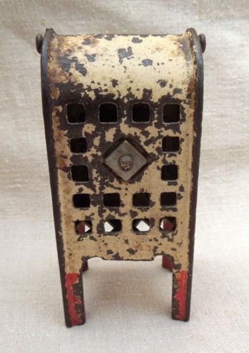 Antique Painted Cast Iron Letter Box Still Bank U.S. Air Mail Letter my12-296 y6.jpg
