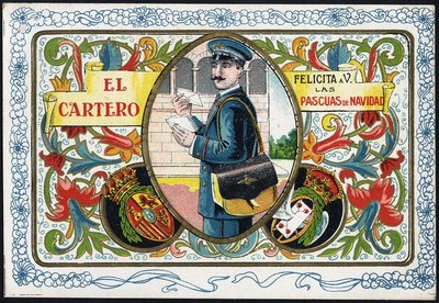 Felicitación del Cartero - 1923-anv-decorada