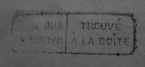 BELGIUM VINTAGE COVER -FRAGMENT-PART- TROUVE A LA BOITE AIRMAIL USA CHICAGO AD 1 det Ok.jpg