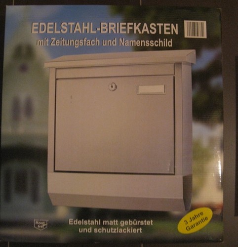 Briefkasten mit Zeitungsfach aus Edelstahl.jpg