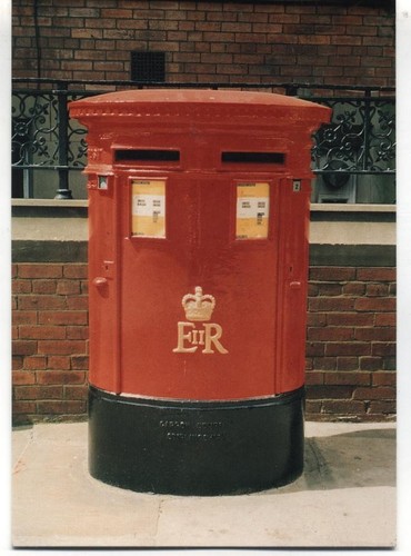 British Postbox Series #46 Double Aperture E II R pillar box York Rosalind Wicks.jpg