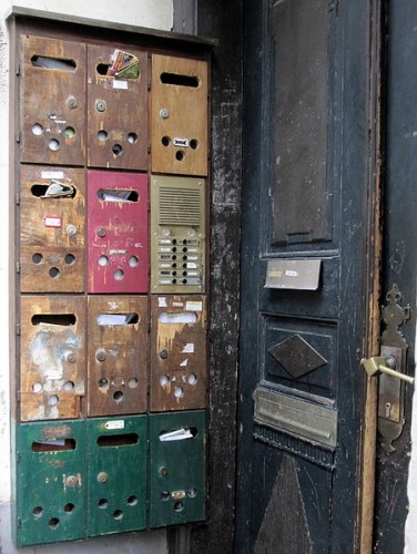 Buzones en la ciudad histórica de Goslar , Alemania.jpg