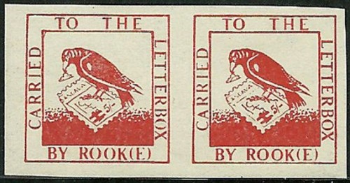 CARRIED TO THE LETTERBOX BY ROOKE Red Cinderella Label.jpg