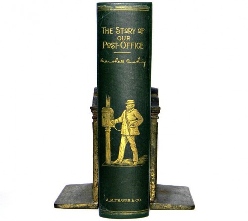 US POST OFFICE HISTORY Antique PONY EXPRESS Letter Stamp Box vtg MAIL COLLECTION0.jpg