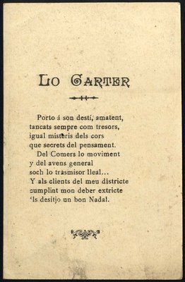 Felicitación del Cartero - 1925aprox-dors