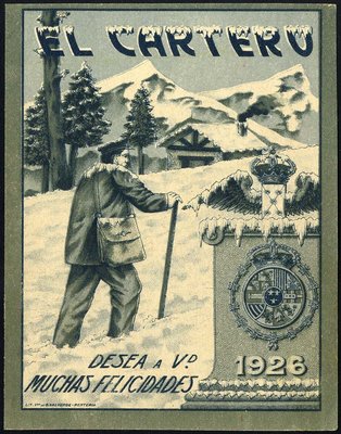 Felicitación del Cartero - 1926-anv- Rentería