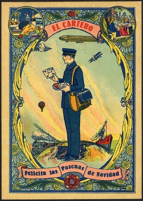 Felicitación del Cartero - 1928-anv