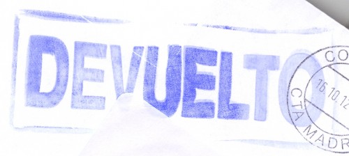 Marca de devolución. Almendralejo. Devuelto. 2012-10-17. Azul. Anverso.jpg