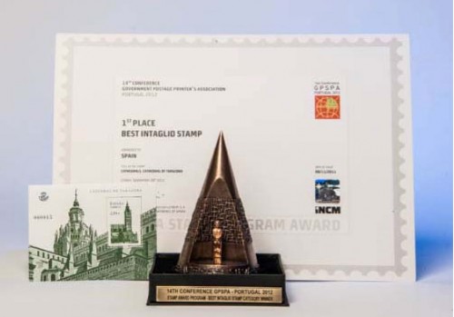 Comunicado prensa RCM-FNMT. 2012-10-09 sellos premiados. Catedral de Tarazona.jpg