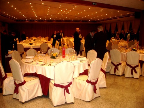 Vista parcial del restaurante de la cena de Gala