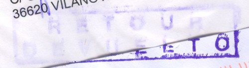 Marca de devolución. Vilanova de Arousa. Retoru. Devuelto. 2012-10-17. Azul. Anverso.jpg