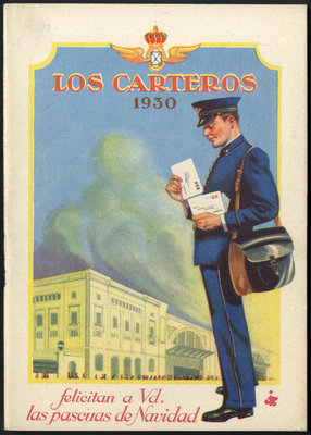 Felicitación del Cartero - 1930 - anv- librillo