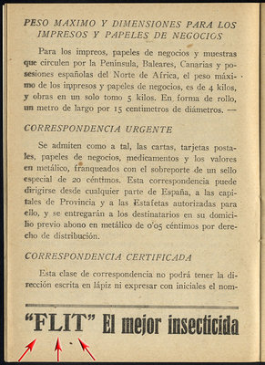 Felicitación del Cartero - 1930 - int-librillo