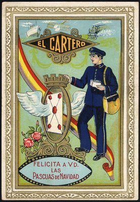 Felicitación del Cartero - 1931 - anv
