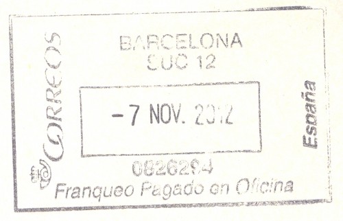 FPO. AF-103. Barcelona. Suc 12. 0826294. 39x63. 2012-11-07.jpg