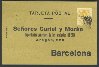 El mudo de ¿Priego? en tarjeta postal de 1923