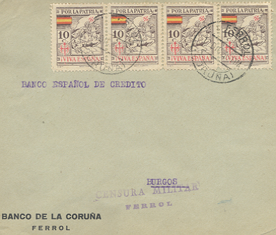 Tira de cuatro benéfica de Ferrol a Burgos