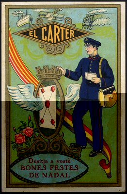 Felicitación del Cartero - 1932 - anv