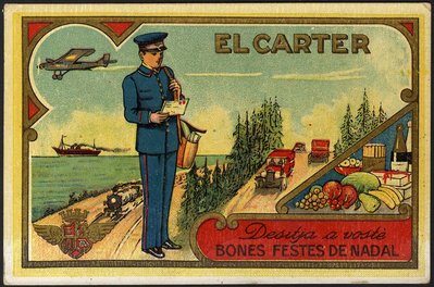 Felicitación del Cartero - 1934 - anv