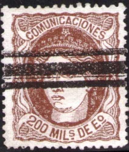 FP 88F edifil 109 falso postal tipo III