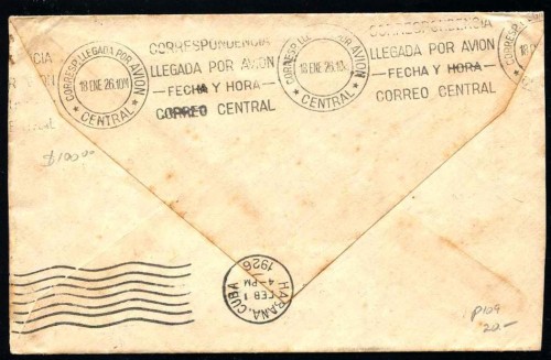 Larache Habana 1926 verso