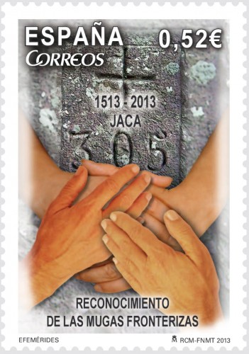 2013-01-08. Efemérides. Reconocimiento de las Mugas fronterizas. Imagen.jpg