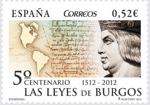 2013-01-15. V Centenario de la Promulgación de las Leyes de Burgos. Imagen.jpg