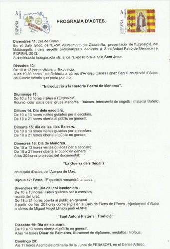 Programa de actos
