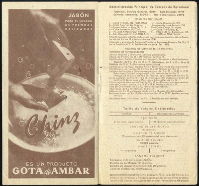 Felicitación Navidad - 1946 librillo -int1