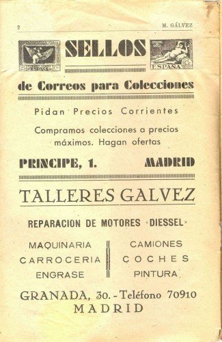 Catálogo Gálvez de artículos para fiestas, Kermeses, Cotillón. Granada, 30. Anuncio. Baja.jpg