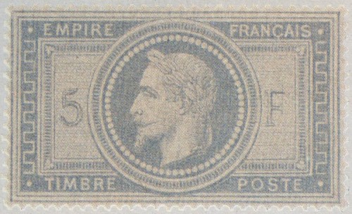 Francia 5 francos violeta-gris Napoleón III emisión 1873-70.jpeg
