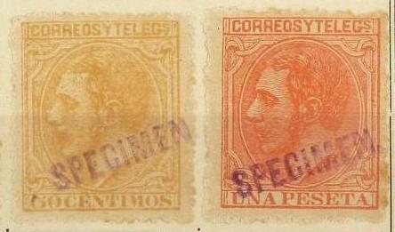 New habilitación SPECIMEN en violeta aplicada en África del Sur (Natal Post Office). Excepcional y ÚNICA EXISTENTE. Cert. B.P.A. (Autenticidad y origen) det2b.jpg