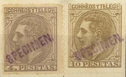 New habilitación SPECIMEN en violeta aplicada en África del Sur (Natal Post Office). Excepcional y ÚNICA EXISTENTE. Cert. B.P.A. (Autenticidad y origen). det3a.jpg