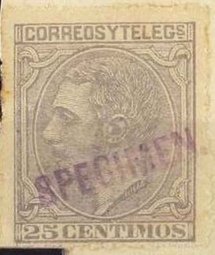 New habilitación SPECIMEN en violeta aplicada en África del Sur (Natal Post Office). Excepcional y ÚNICA EXISTENTE. Cert. B.P.A. (Autenticidad y origen) Ok.jpg