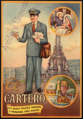 Felicitación Navidad - 1948cca - anv