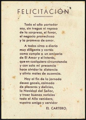 Felicitación Navidad - 1949cca - dors