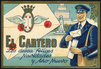 Felicitación Navidad - 1950 - anv