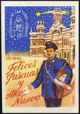 Felicitación Navidad - 1954 - anv
