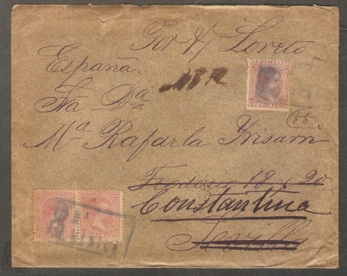 FILIPINAS - certif. de doble porte Manila-Sevilla - anverso 001.jpg