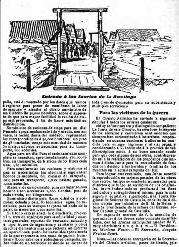 La Publicidad. 1909-08-28. Página 1. La guerra en el Rif. 2.jpg