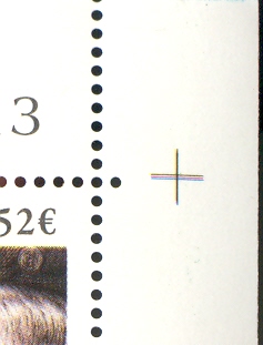 2013-01-15. V Centenario de la Promulgación de las Leyes de Burgos. Marca de alineación superior derecha.jpg