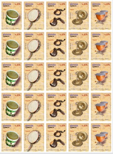 2013-02-22. Instrumentos musicales. Imagen. Correos.jpg