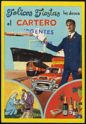 Felicitación Navidad - 1966 - anv