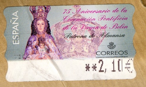 SVV. 7304. 75 Aniversario de la Coronación Pontifica de la Virgen de Belén. 2,10 con error.jpg