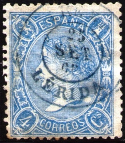01-114 1865 edifil 75 usado Tremp Lérida azul rrr.jpg